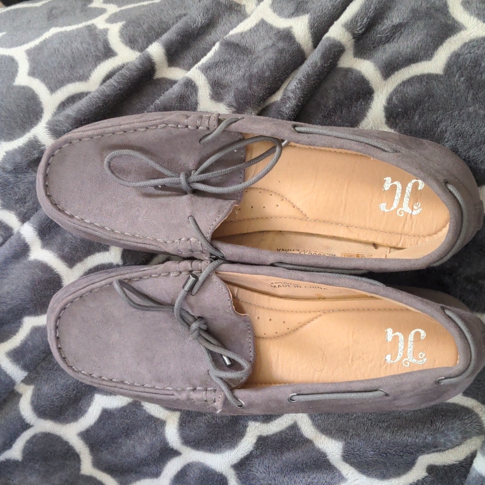 JC Greyish Purpleish Loafer Shoes Women's 9.5